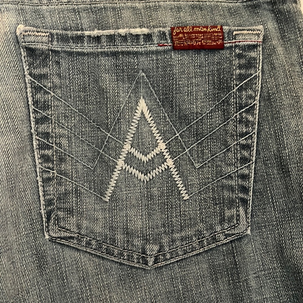 7 For All Mankind "A" Pocket Flared Jeans Size 27